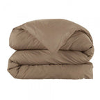 Parure copripiumino tinta unita CHAMPAGNE - personalizzabile