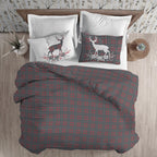 Parure Copripiumino TARTAN CERVO - 4 varianti colore