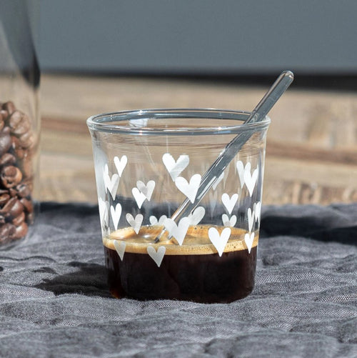 Bicchierini da CAFFE' in vetro borosilicato - 6 varianti