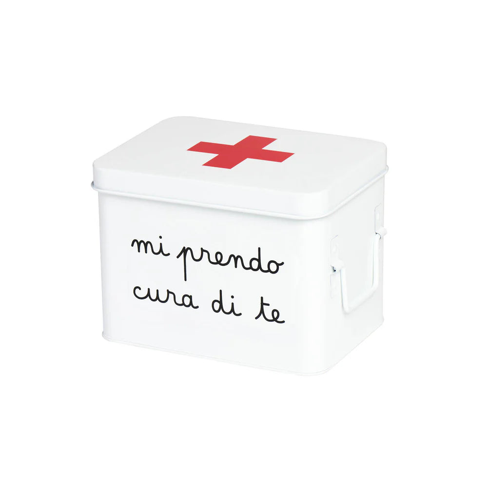 Scatola medicine 💊 in acciaio verniciato MI PRENDO CURA DI TE
