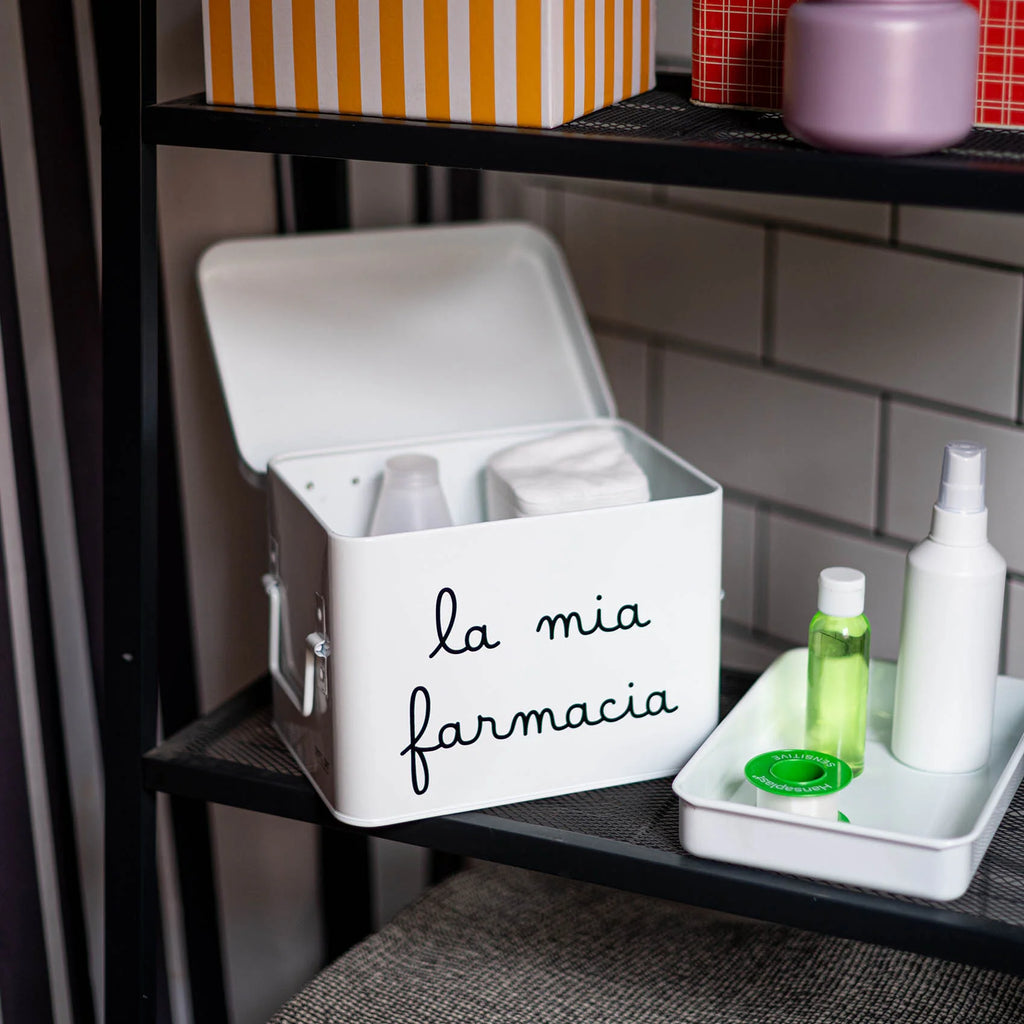 Scatola medicine 💊 in acciaio verniciato LA MIA FARMACIA