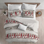 Parure Copripiumino GNOMI DEL BOSCO in FLANELLA - diversi colori