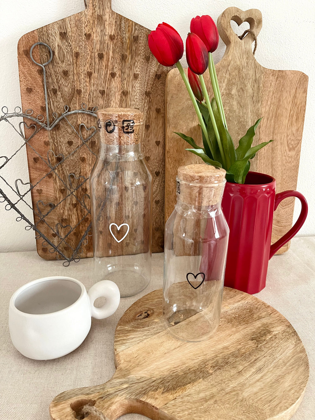 BOTTIGLIA CARAFFA (grande) CUORE