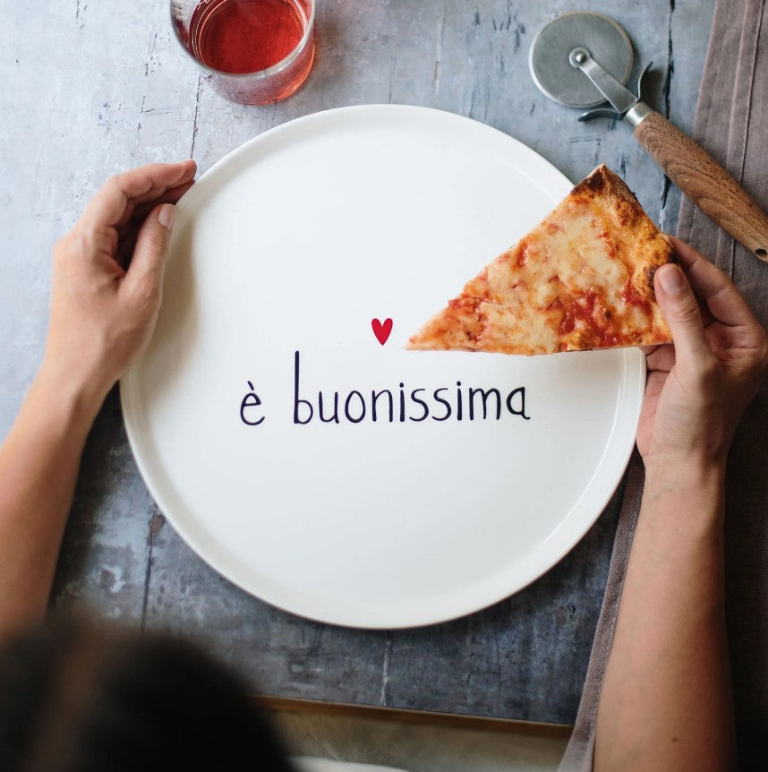 Piatto pizza E' BUONISSIMA