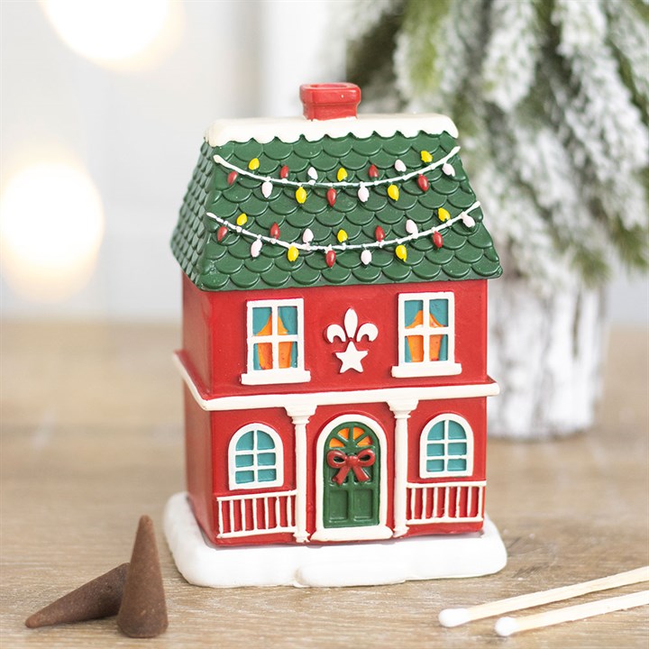 Bruciatore incenso RED XMAS HOUSE