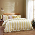 Set Copripiumino matrimoniale STRIPES GIALLO BURRO