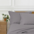 Completo letto matrimoniale in RASO di cotone - SILVER personalizzabile