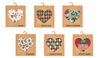 Set 2 strofinacci WINTER con pack a cuore