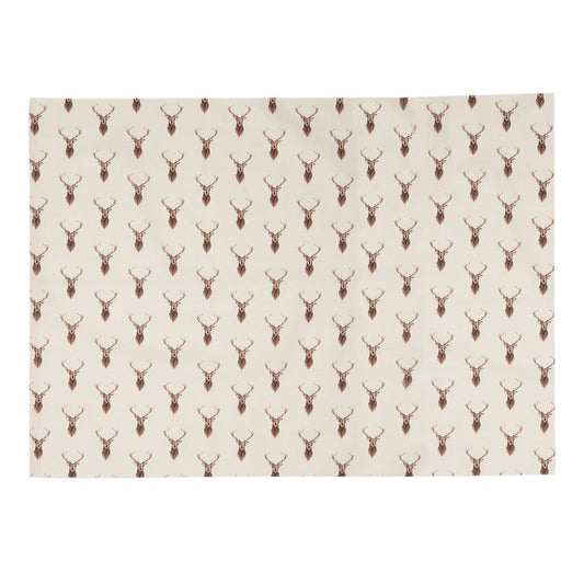 Tovaglietta americana 100% cotone CERVO - PERSONALIZZABILE
