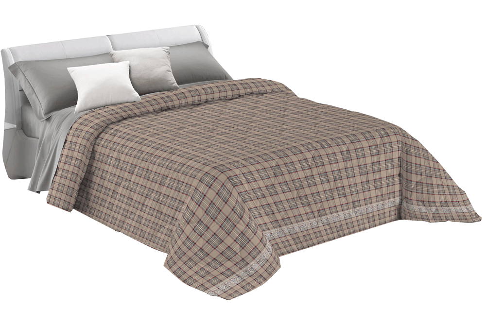 Trapunta invernale TARTAN - 4 colori