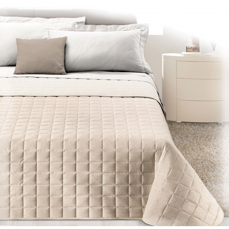 Copriletto trapuntato LULU in velluto - matrimoniale