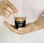 Bicchierini da CAFFE' in vetro borosilicato - 5 varianti