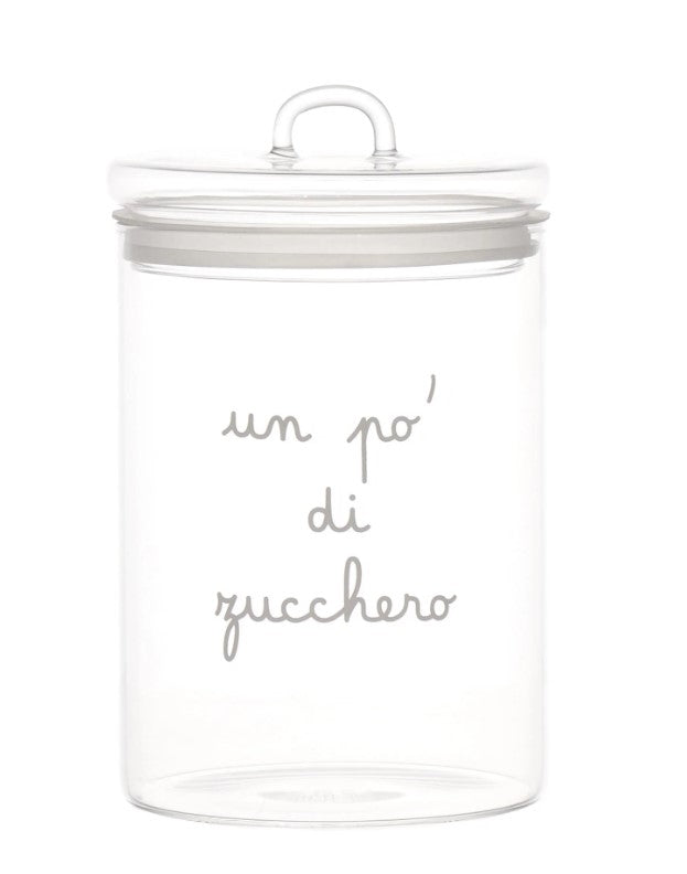 Barattolo in vetro borosilicato UN PO' DI ZUCCHERO
