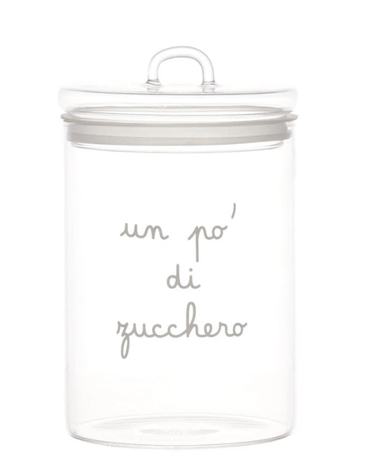 Barattolo in vetro borosilicato UN PO' DI ZUCCHERO