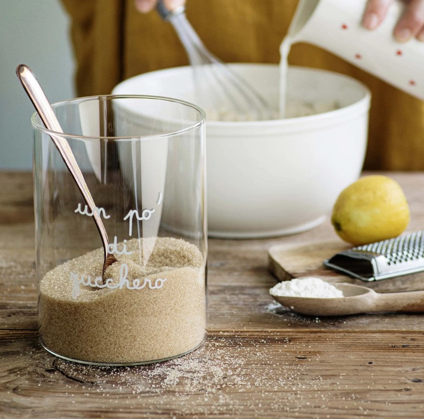 Barattolo in vetro borosilicato UN PO' DI ZUCCHERO