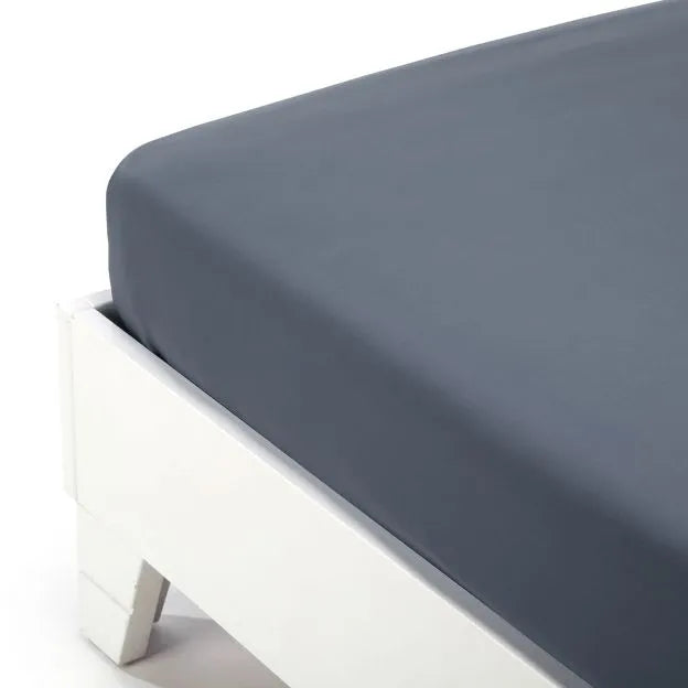Lenzuolo sotto con angoli GRIGIO ANTRACITE