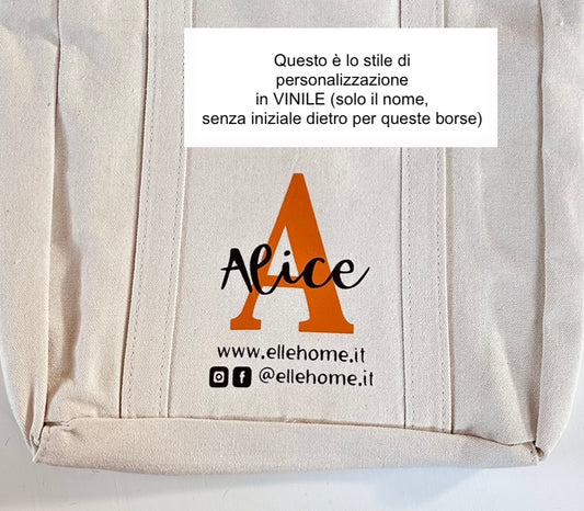 TOTE BAG GLORY piccola - personalizzabile