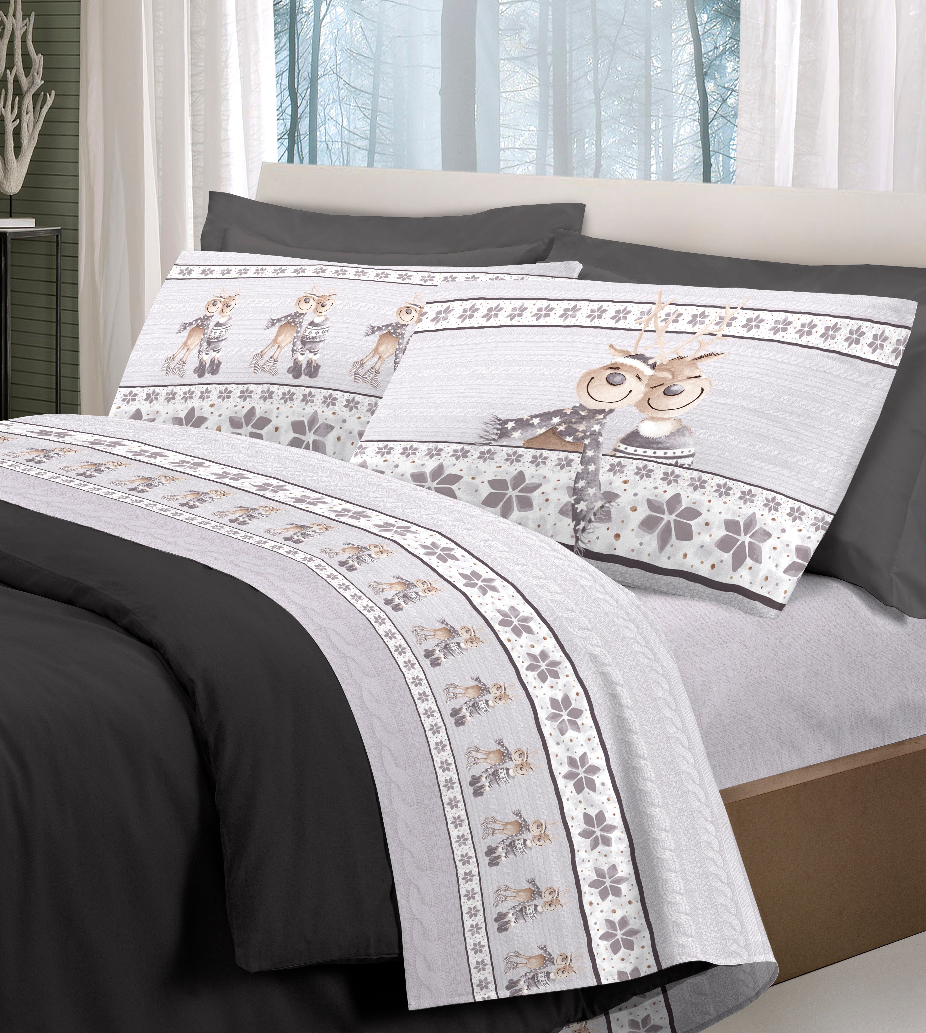 Completo letto RENNE SIMPATICHE