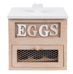 ULTIME!  Casetta porta uova con scritta EGGS