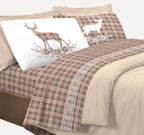 Completo letto TARTAN CERVO