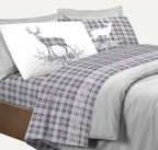 Completo letto TARTAN CERVO