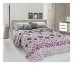 Telo arredo / copriletto MONGOLFIERA HEART in cotone