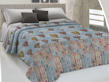 Copriletto / Telo arredo VOLARE in cotone