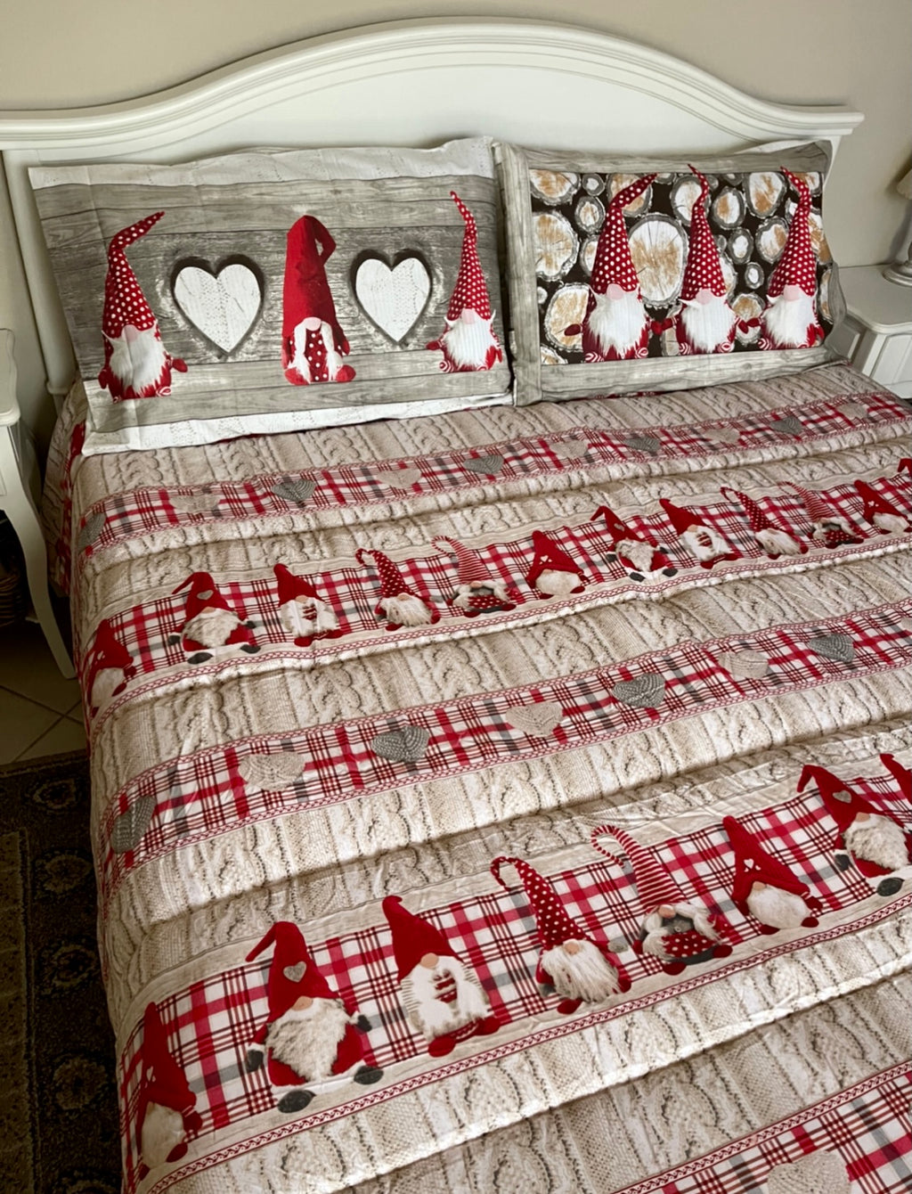 Trapunta invernale in microfibra GNOMI matrimoniale