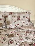 Completo letto matrimoniale SHABBY