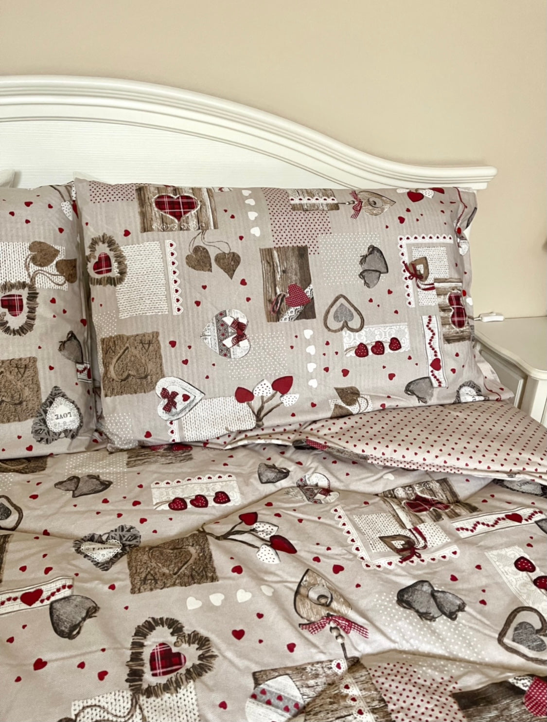 Completo letto matrimoniale SHABBY