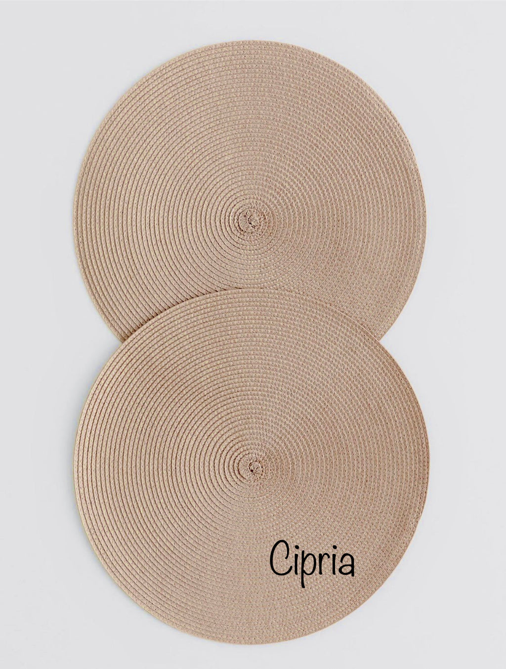 BEST SELLER ♡  Tovagliette americane Personalizzate ROTONDE