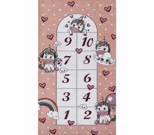 -50%✨ Tappeto arredo bimbi LOVE UNICORNO