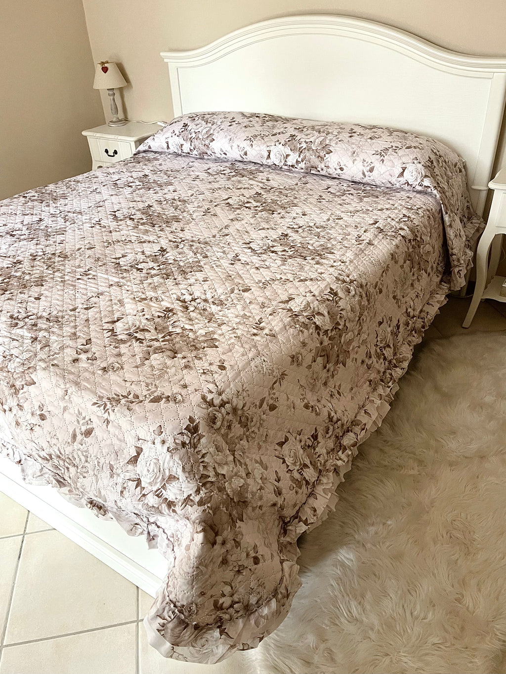 Copriletto trapuntato EUFORIA solo matrimoniale