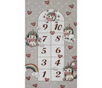 Tappeto arredo bimbi LOVE UNICORNO
