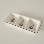 Piatto TRIS in ceramica e gres GNOMO GRAY