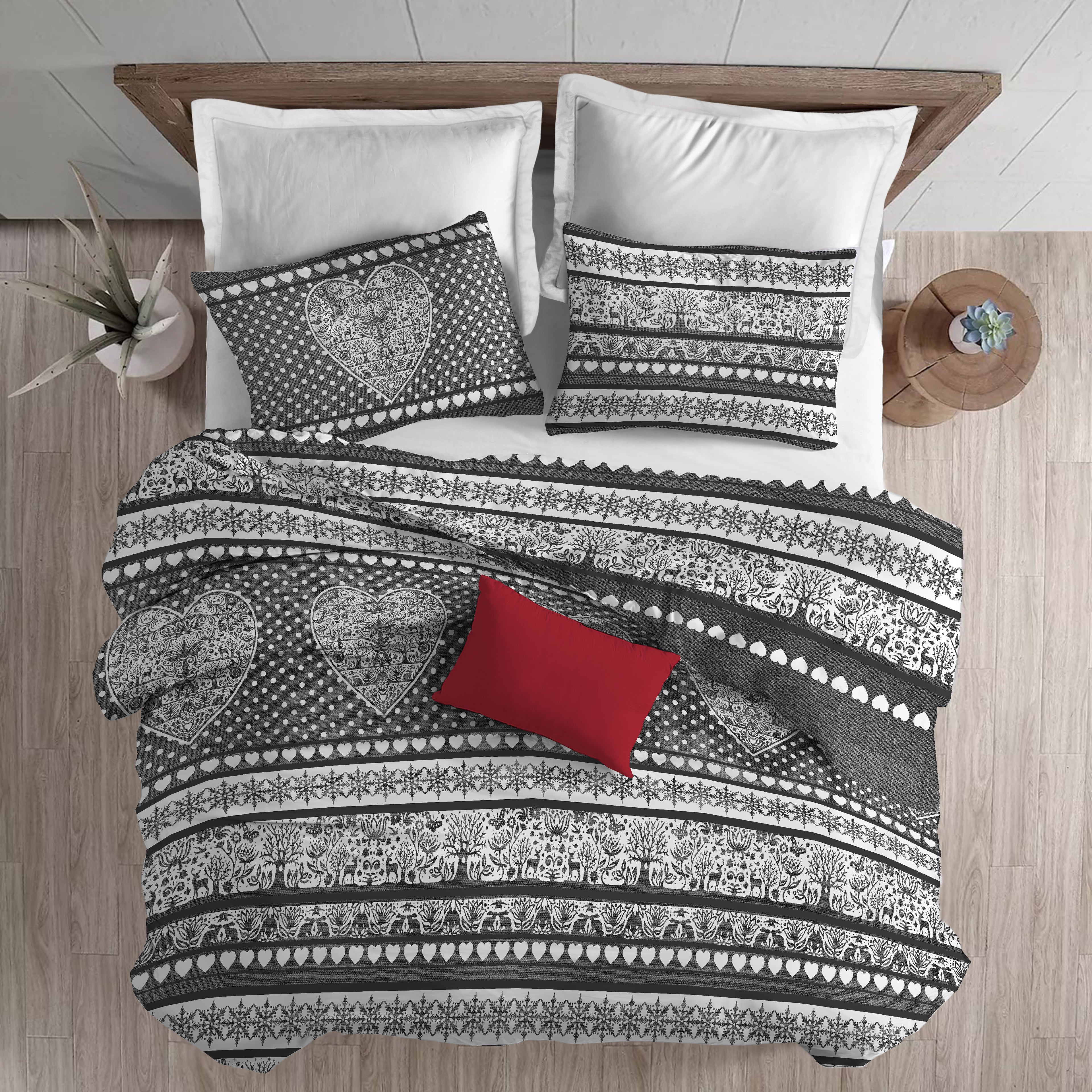 Parure Copripiumino NEW TIROLO grigio