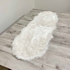 Tappeto STOCCOLMA ecopelliccia bianco