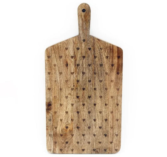 Maxi tagliere con cuoricini