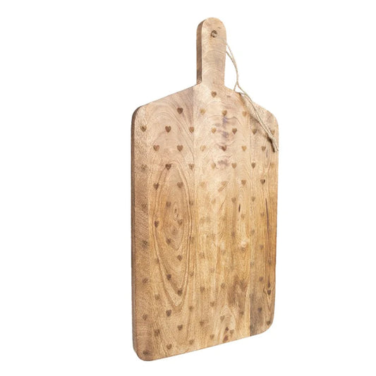 Maxi tagliere con cuoricini