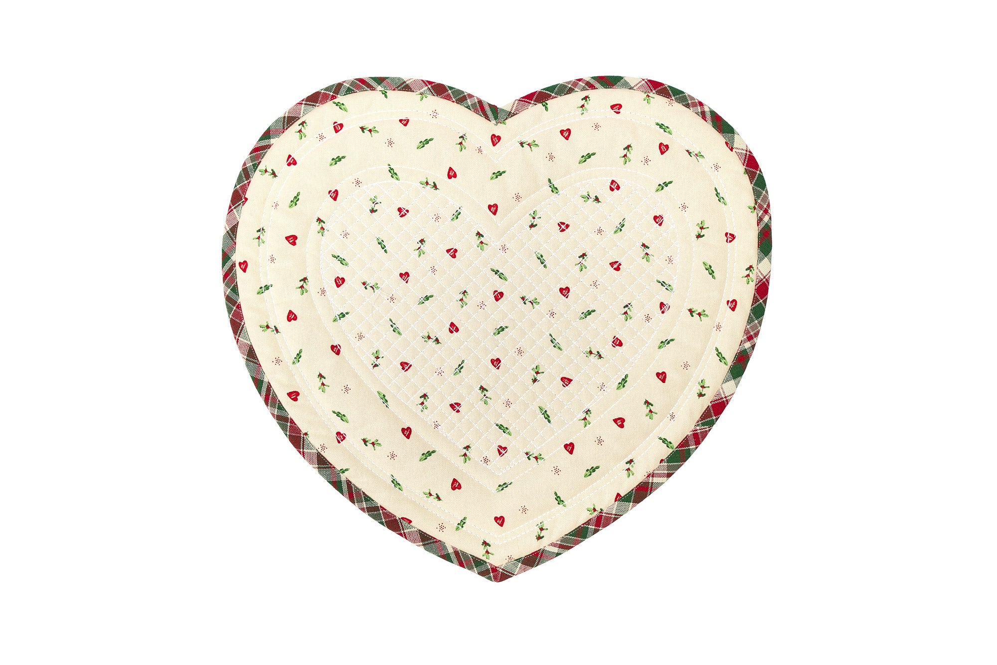 Tovaglietta americana boutis XMAS TIME - a forma di cuore e double face